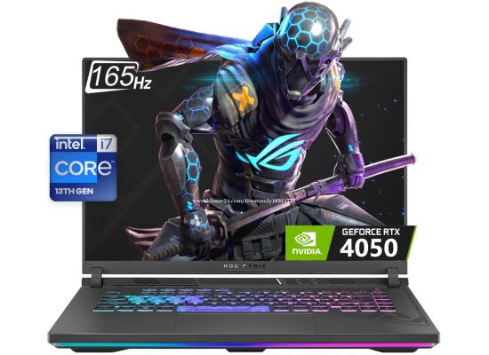 ASUS ROG Strix NEW G16 (2024) G614JU 13Gen Intel Core i7 13650HX 14-Cores w/ Nvidia RTX 4050 6GB DDR6 & 16" IPS 165Hz Display - Eclipse Gray