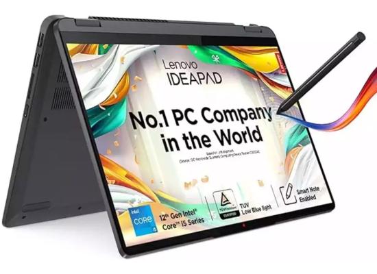Lenovo NEW Flex 5 (2023) 12Gen Intel Core i7 10-Cores 2-in-1 Stylish & Dynamic Design w/ 360° Touch Display - Storm Grey