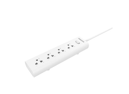 Philips Power Strip 4 AC Outlet with overload Protection, 2M EU