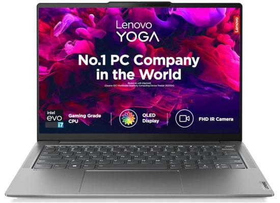 Lenovo Yoga Slim 6 (2024) NEW 13Gen Intel Core i7 13700H HIGH Performance 14-Cores Slim & Powerful Full Aluminium w/ OLED 400nits Display & BIG Battery - Storm Grey