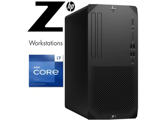 HP Z1 G9 Workstation (2023) 13Gen Intel Core i7 16-Cores For Designing, Editing & Even Gaming w/ Upgradable Graphic Card & 3 Years Warranty - Black
