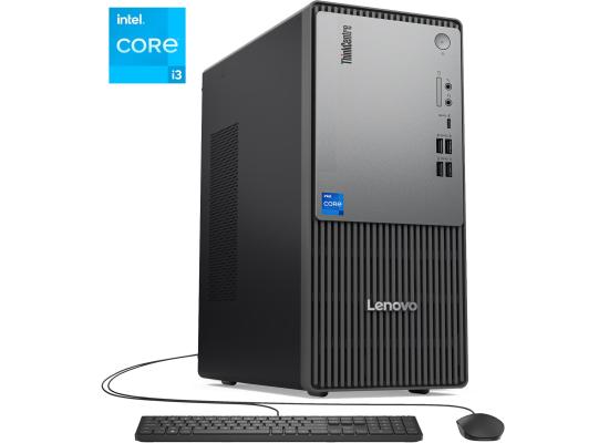 Lenovo NEW ThinkCentre NEO 50t Gen 5 (2024) Tower Desktop 14GEN Intel Core i3 4-Cores w/ Wireless & Bluetooth - Black