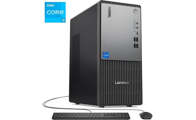 Lenovo NEW ThinkCentre NEO 50t Gen 5 (2024) Tower Desktop 14GEN Intel Core i3 4-Cores w/ Wireless & Bluetooth - Black