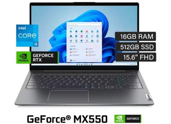 Lenovo IdeaPad 5 NEW 12Gen Intel Core i5 10-Cores Aluminium Body , USB C Charging , Backlit keyboard  w/HUGE Battery & Nvidia Graphic Card