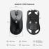 Glorious Model D 2 PRO Wireless 2.4GHz Wireless 1ms delay 100M clicks 60G Ultralight Long Battery Life 26K DPI BAMF 2.0 Sensor Ergonomic - Black