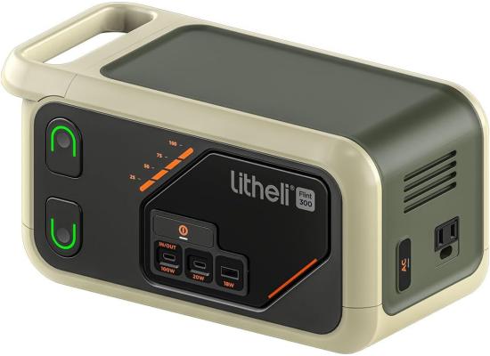 Litheli 300SE Portable Power Station 255Wh with 100W USB-C Two Way Charging AC Outlet with LED Display for Outdoors, Camping, Travel, Emergency