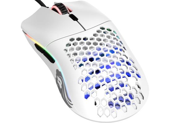 Glorious Model O 67G Superlight Honeycomb Mouse RGB USB Mouse - Matte White