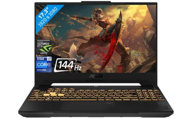 ASUS NEW TUF F17 (2023) FX707VI 13Gen Intel Core i7 10-Cores w/ Nvidia RTX 4070 8GB DDR6 & IPS 144Hz Display - Mecha Grey ASUS NEW TUF F17 (2023) FX707VI 13Gen Intel Core i7 10-Cores w/ Nvidia RTX 4070 8GB DDR6 & IPS 144Hz Display - Mecha Grey
