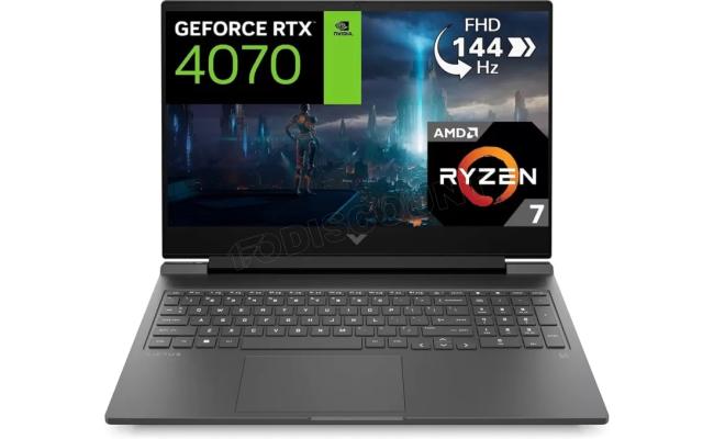 Victus by HP (2024) 16-s1023dx NEW 8Gen AMD Ryzen 7 8-Cores w/ Nvidia RTX 4070 8GB & 16" IPS 144Hz Display - Mica Silver