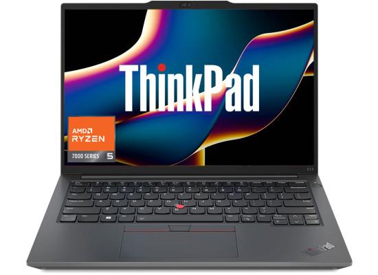 Lenovo NEW ThinkPad Edge E14 Gen6 AMD Ryzen 5 7Gen 7535U 7Gen 6-Core Thin & Light Business Class Laptop  - Black