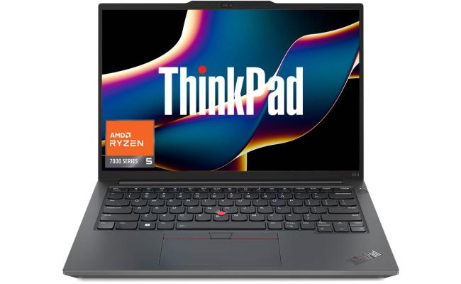 Lenovo NEW ThinkPad Edge E14 Gen6 AMD Ryzen 5 7Gen 7535U 7Gen 6-Core Thin & Light Business Class Laptop  - Black