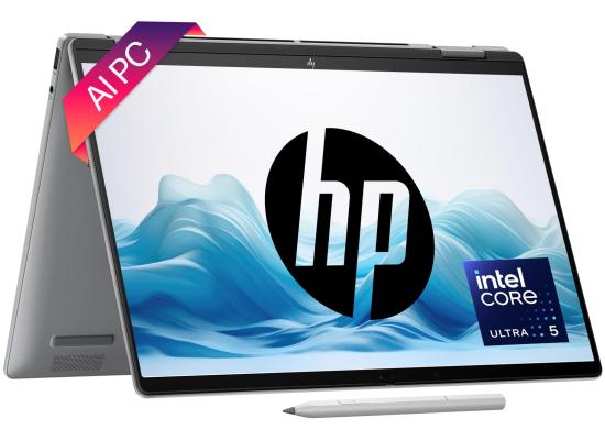 HP Pavilion X360 14 (2024) 14-ek2007ne NEW Intel Core 5 10-Cores 2-in-1 Touch Display  w/ 360° Touch Display & Fast Charge - Silver