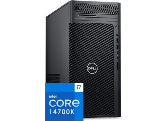 Dell NEW Precision 3680 Tower Workstation (2024) 14Gen Intel Core i7 K-Series 20-Cores For Designing, Editing & Even Gaming w/ Upgradable Graphic Card & 3 Years Warranty - Black