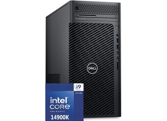 Dell NEW Precision 3680 Tower Workstation (2024) 14Gen Intel Core i9 K-Series 24-Cores For Designing, Editing & Even Gaming w/ Upgradable Graphic Card & 3 Years Warranty - Black