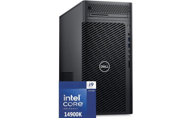Dell NEW Precision 3680 Tower Workstation (2024) 14Gen Intel Core i9 K-Series 24-Cores For Designing, Editing & Even Gaming w/ Upgradable Graphic Card & 3 Years Warranty - Black