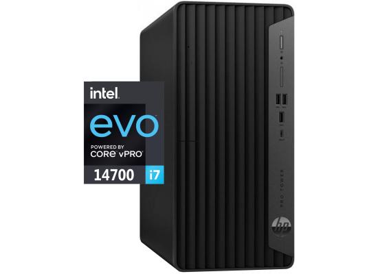 HP Pro 400 G9 (2024) 14Gen Intel Core i7 vPro 20-Cores Tower Commercial-Grade w/ DDR5 Memory - Black