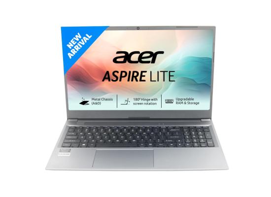 Acer Aspire Lite AL15-31P (2023) NEW Intel Celeron N4500 2-Cores w/ 8GB Ram & IPS Full HD Display - Silver