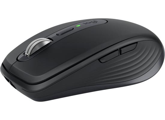 Logitech MX Anywhere 3S Fast Scrolling 8K DPI Any-Surface Tracking Quiet Clicks Programmable Buttons, USB C, Bluetooth, Windows PC, Linux, Chrome, Mac - Graphite