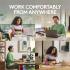 Logitech MX Anywhere 3S Fast Scrolling 8K DPI Any-Surface Tracking Quiet Clicks Programmable Buttons, USB C, Bluetooth, Windows PC, Linux, Chrome, Mac - Pale Grey