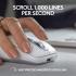 Logitech MX Anywhere 3S Fast Scrolling 8K DPI Any-Surface Tracking Quiet Clicks Programmable Buttons, USB C, Bluetooth, Windows PC, Linux, Chrome, Mac - Pale Grey