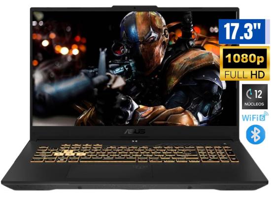 ASUS TUF F17 FX707ZC4 (2022) NEW 12Gen Intel Core i5 12500H 12-Cores w/ Nvidia RTX 3050 4GB & IPS 144Hz Display (Customized) - Gray