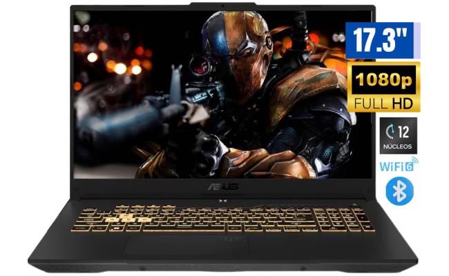 ASUS TUF F17 FX707ZC4 (2022) NEW 12Gen Intel Core i5 12500H 12-Cores w/ Nvidia RTX 3050 4GB & IPS 144Hz Display (Customized) - Gray ASUS TUF F17 FX707ZC4 (2022) NEW 12Gen Intel Core i5 12500H 12-Cores w/ Nvidia RTX 3050 4GB & IPS 144Hz Display (Customized) - Gray
