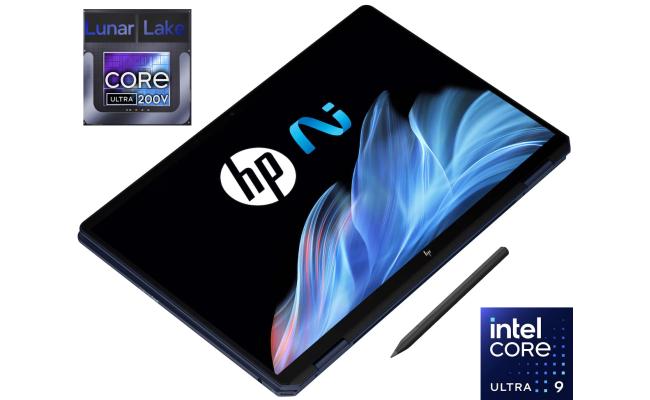 HP OmniBook Ultra Flip (2024) 14-fh0004ne NEW Intel Core Ultra 9 Gen II 288V EVO Next Gen AI w/ 2.8K OLED 120Hz 360° Touch Display - Athmospheric Blue