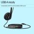 HP Stereo USB G2 Noise-Cancelling Mic with Vegan Leather Earcups, Flexible 3.5Mm Audio Jack, Laptop/Pc/Office/Home Use, in-Line Volume Control