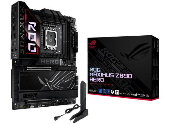 ASUS ROG Maximus Z890 Hero WIFI 7 Z890 DDR5 LGA 1851 Advanced AI PC-ready 6x M.2 SSD PCIe® 5.0 Thunderbolt™ 4 USB Type-C® 2.5Gb Lan