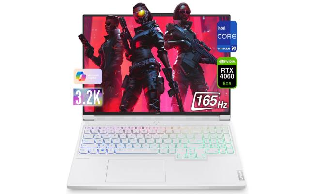 Lenovo Legion 7 (2024) AI-Powered NEW 14Gen Intel Core i9 14900HX 24-Cores w/ Nvidia RTX 4060 8GB & 3.2K IPS 165Hz Display (Customized) -Glacier White
