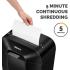 Fellowes Powershred LX50 9-Sheet Cross-Cut Level P-4 Security Grade 4.4-Gallon Bin Paper Shredder
