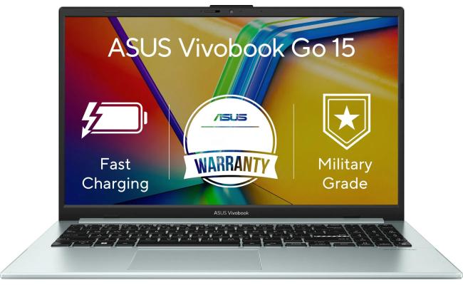 ASUS Vivobook 15 E1504GA (2023) 13th Gen Intel Core i3 8-Cores w/ Fast Charge & IPS Full HD Display - Green Gray