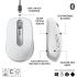 Logitech MX Anywhere 3S Fast Scrolling 8K DPI Any-Surface Tracking Quiet Clicks Programmable Buttons, USB C, Bluetooth, Windows PC, Linux, Chrome, Mac - Pale Grey