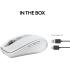 Logitech MX Anywhere 3S Fast Scrolling 8K DPI Any-Surface Tracking Quiet Clicks Programmable Buttons, USB C, Bluetooth, Windows PC, Linux, Chrome, Mac - Pale Grey