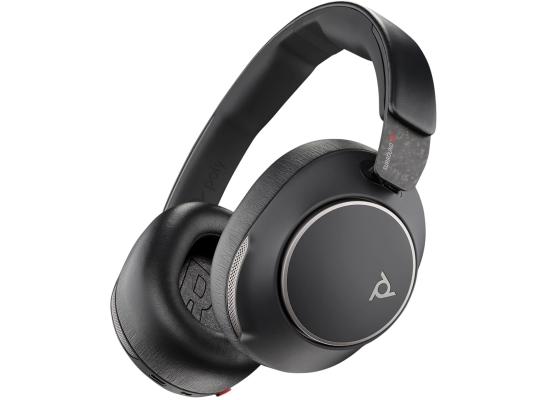 Poly Voyager Surround 80 UC Bluetooth Headset Noise-Canceling Mics for Clear Calls Adaptive ANC Works w/ iPhone, Android, PC/Mac, Zoom, Microsoft Teams (Certified)