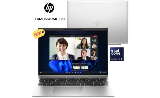 HP NEW EliteBook 840 G11 (2024) Intel Core Ultra 7 10-Cores AI-Enhanced Light & Powerful For Secure Enterprise Business - Silver