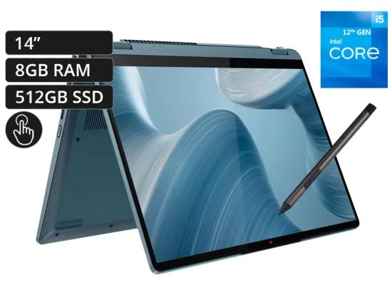 Lenovo NEW Flex 7 (2022) 12Gen Intel Core i5 10-Cores 2-in-1 Touch Display w/2.2K IPS Display - Stone Blue