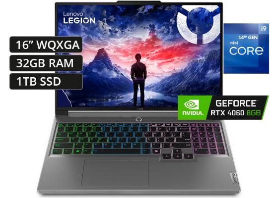 Lenovo Legion 5 (2024) NEW 14Gen Intel Core i9 14900HX 24-Cores w/ Nvidia RTX 4060 8GB & 2.5K IPS 165Hz Display - Luna Grey
