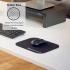 Fellowes Microban Mouse Mat in Black with Antibacterial Protection Layer - Black