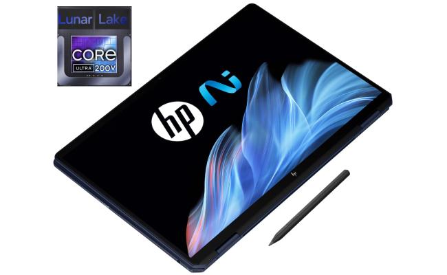 HP OmniBook Ultra Flip (2024) 14-fh0003ne NEW Intel Core Ultra 7 Gen II 256V EVO Next Gen AI w/ 2.8K OLED 120Hz 360° Touch Display - Athmospheric Blue