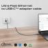 Promate Clink-RJ45 Ultra-Fast Ethernet to USB-C Adapter Cable with 1000Mbps RJ45 Input 5M Tangle-Free Cable Seamless USB-C 3.2 Output for High-Speed Internet Promate Clink-RJ45 Ultra-Fast Ethernet to USB-C Adapter Cable with 1000Mbps RJ45 Input 5M Tangle-Free Cable Seamless USB-C 3.2 Output for High-Speed Internet