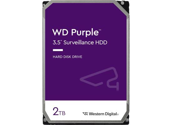 WD 2TB Purple Surveillance Internal Hard Drive HDD 64 MB Cache 3.5" SATA
