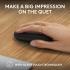 Logitech Pebble 2 M350s Slim Bluetooth Lightweight Customizable Button Quiet Clicks Easy-Switch For Windows & macOS - Black