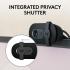 Logitech Brio 100 Full HD 1080p Webcam For Meetings & Works Auto-Light Balance w/ Built-in Mic & Privacy Shutter USB-A - Black