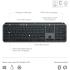Logitech MX Keys S Bluetooth Low Profile Fluid Precise Quiet Typing Programmable Keys Backlighting Rechargeable For Windows & Mac Arabic / English Layout