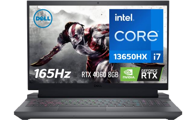Dell G15 5530 Gaming (2023) NEW 13Gen Intel Core i7 13650HX 14-Cores w/ Nvidia RTX 4060 8GB DDR6 & HUGE Battery & IPS 165Hz Display