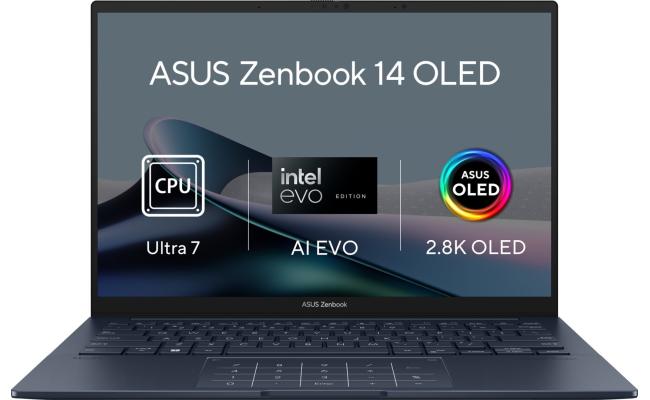 ASUS Zenbook 14 OLED (2024) UX3405 Intel Core Ultra 7 AI Boost NPU 16-Core w/ 3K OLED 120Hz Touch Display & BIG Battery ASUS Zenbook 14 OLED (2024) UX3405 Intel Core Ultra 7 AI Boost NPU 16-Core w/ 3K OLED 120Hz Touch Display & BIG Battery