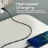 Promate USB-A to Lightning Cable High Tensile 2.4A Super-Fast USB-A to Lightning Charger 120 cm Anti-Tangle Silicone - White