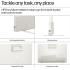 HP Envy Move All-in-One 24-cs0002ne (2023) 13Gen Intel Core i5 10-Cores M ovable & Rechargeable w/ IPS 2K 24" Touch Screen - White