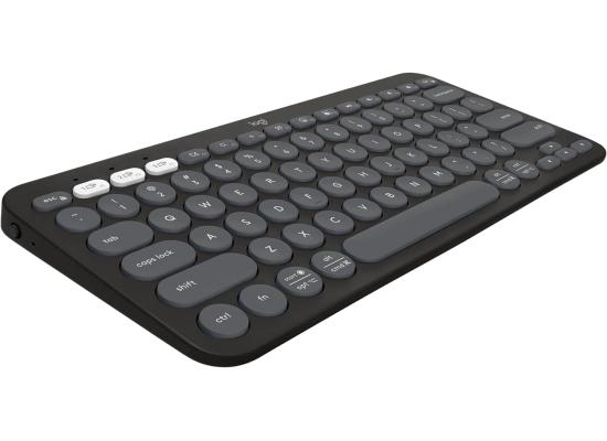 Logitech Pebble Keys 2 K380s Multi-Device Bluetooth Customizable Shortcuts Slim & Portable For Windows, macOS & Android Arabic / English